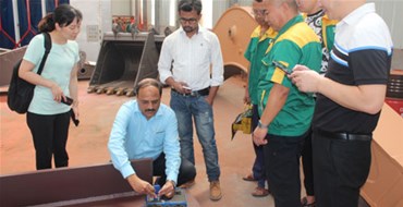 印度客户来公司考察