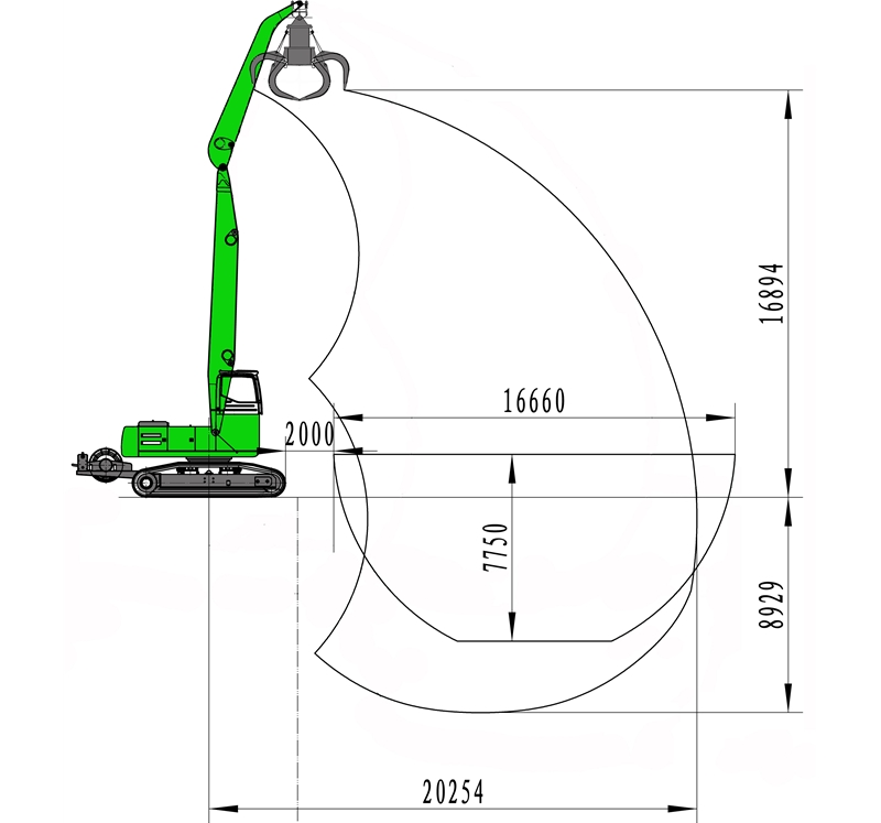 履带式抓钢机85型
